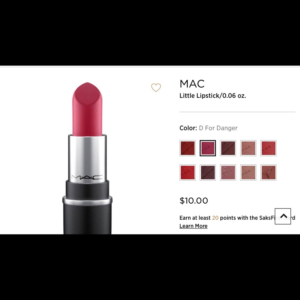 Mac mini lipstick color D for Danger